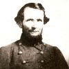 White man with beard in military uniform