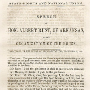 "Speech of Honorable Albert Rust of Arkansas" in book