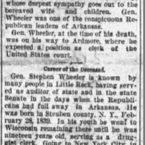 "His Head Severed" newspaper clipping