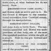 "A Soldier of Fortune" newspaper clipping