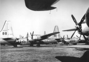 Group of airplanes on the ground