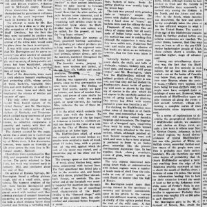 "The Ozark Bluff Dwellers Arkansas' ancient settlers" newspaper clipping