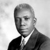 African-American man in suit and tie