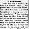 "Too many Negroes" newspaper clipping