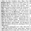 "Loss of the steamer General Bem" newspaper clipping