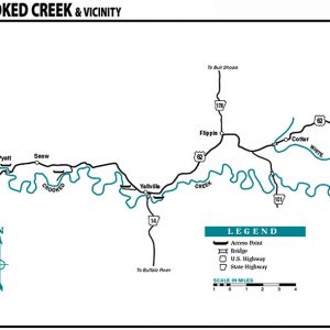 Map of "Crooked Creek and vicinity"