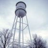 House next to water tower