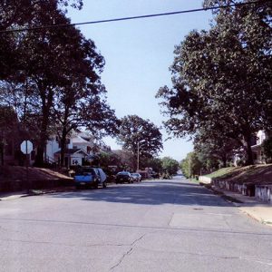 houses and parked cars on street in residential neighborhood