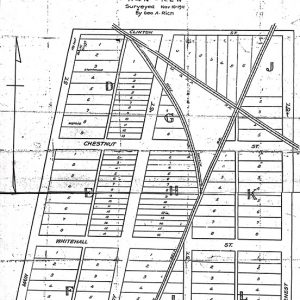 "Lee Mahon's plat" map in Fargo Arkansas