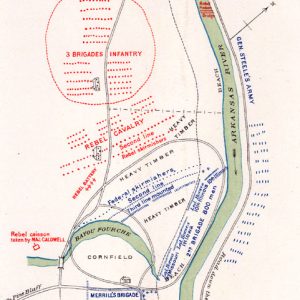 Map showing troop locations and movements