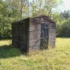 Single-cell brick jail with barred door