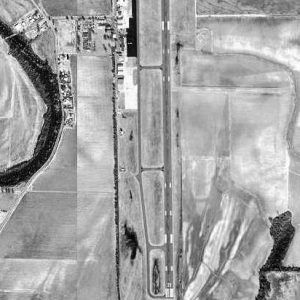 Air field and grounds as seen from above