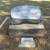 "Henry's Chapel built here 1817 this marker placed 1961 by historical society Little Rock conference the Methodist Church" engraved stone on concrete base