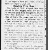 "Lynching sequel of two killings" newspaper clipping