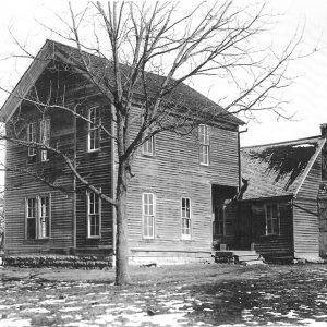 Two story wood frame house