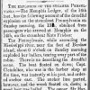 "The explosion of the steamer Pennsylvania" newspaper clipping