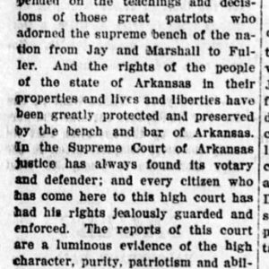 "Judge Frauenthal takes his seat" newspaper clipping