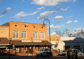 two story brick building "Randolph County Heritage Museum"