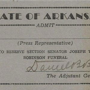 State of Arkansas ticket signed by "Darrel B Byrd"