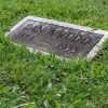 "Dan A. Rudd" gravestone on grass