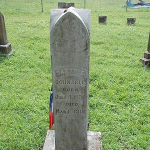 Rear view of gravestone in cemetery