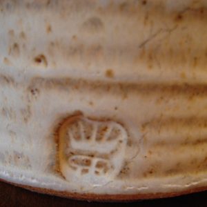 Crown hallmark stamp on pottery