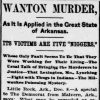 "Walton Murder" newspaper clipping