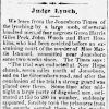 "Judge Lynch" newspaper clipping