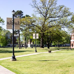 Buildings on college campus