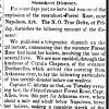 "Steamboat Disaster" newspaper clipping