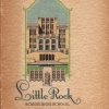 Book cover labeled "Little Rock Senior High School" with school entrance and stone carving illustration