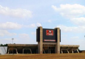 "ASU Arkansas State University Indian Stadium" concrete stadium