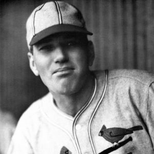 White man in St. Louis Cardinals uniform with cap