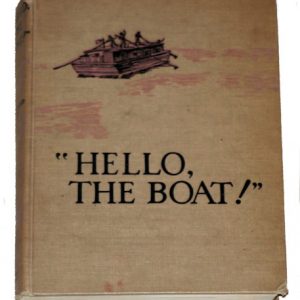 Boat with paddles and black text on book cover