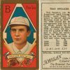 "B Red Sox" baseball card with "Tris Speaker" portrait biography stats and "Hassan" cigarette advertisement