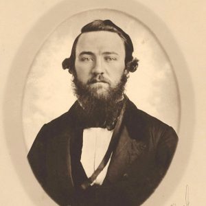 Formal portrait of man with beard and mustache