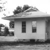 Single story wooden building