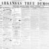 Newspaper masthead "Arkansas True Democrat"