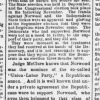 "Featherstone's Fraudulent Pretense" newspaper clipping