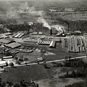 Aerial view of buildings