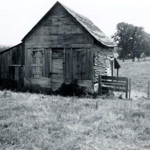 Single story old wooden building