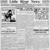 Newspaper front page "Little River News"