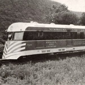 Railroad engine sitting on tracks