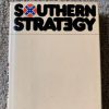 Book cover "Southern Strategy" with a confederate flag in the "o" of "Southern" and the "e" in "Strategy" rendered backward