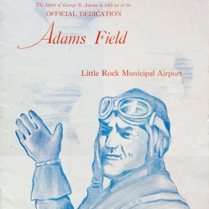 Program cover featuring military pilot