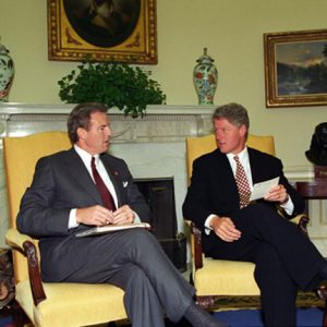 Two white men in suits