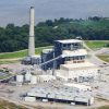 Industrial buildings with large chimney