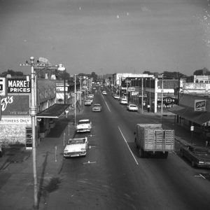 Street scene with cars