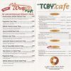 Menu "T.C.B.Y. Cafe"