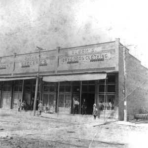 Street scene with men